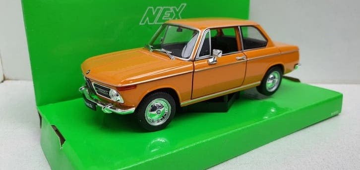 BMW 2002Ti Oranje - Welly 1:24, Auto, Welly, Welly, Nieuw