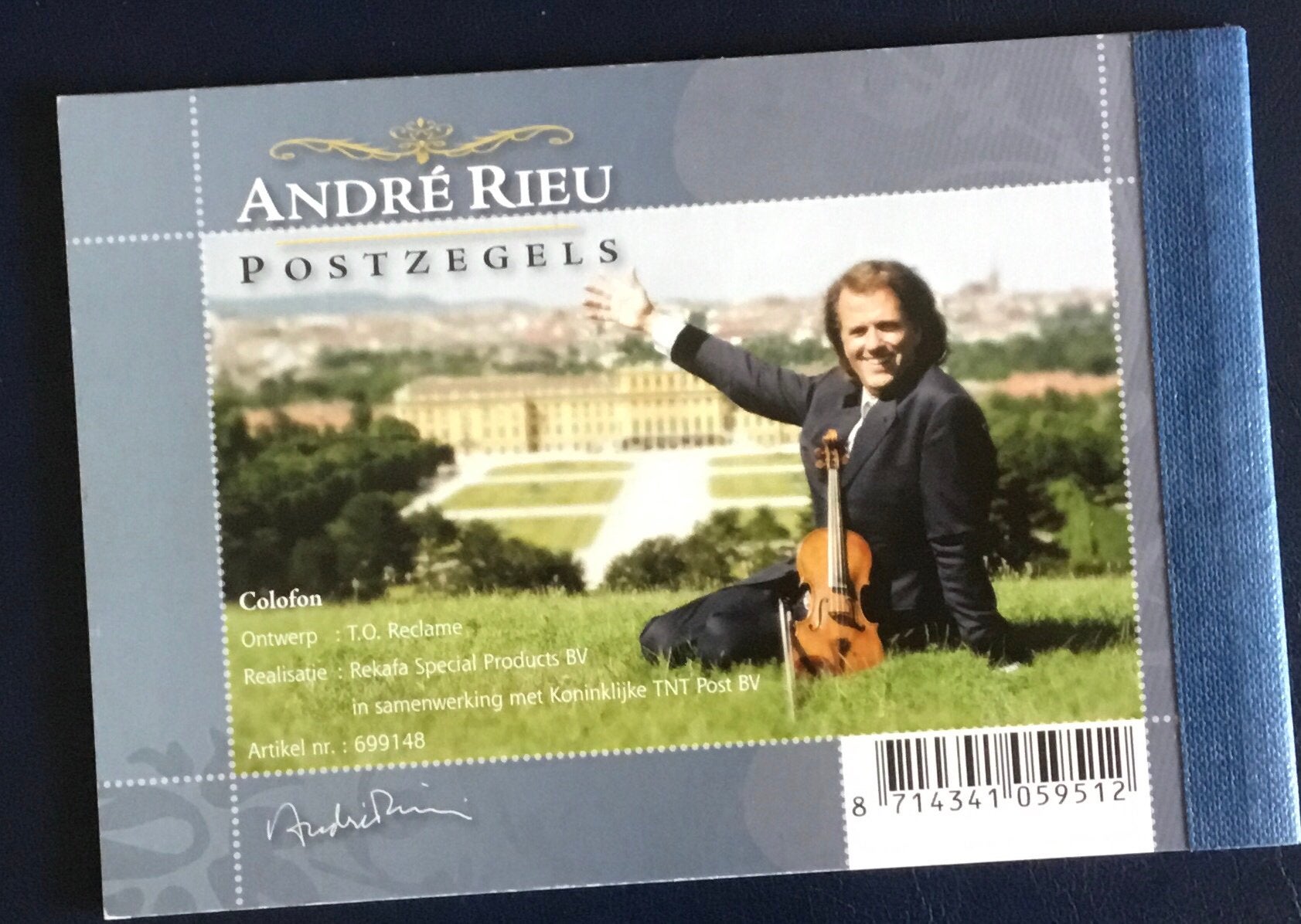André Rieu persoonlijke zegels kavel prs 5, Postzegels en Munten, Ophalen of Verzenden, Na 1940, Postfris