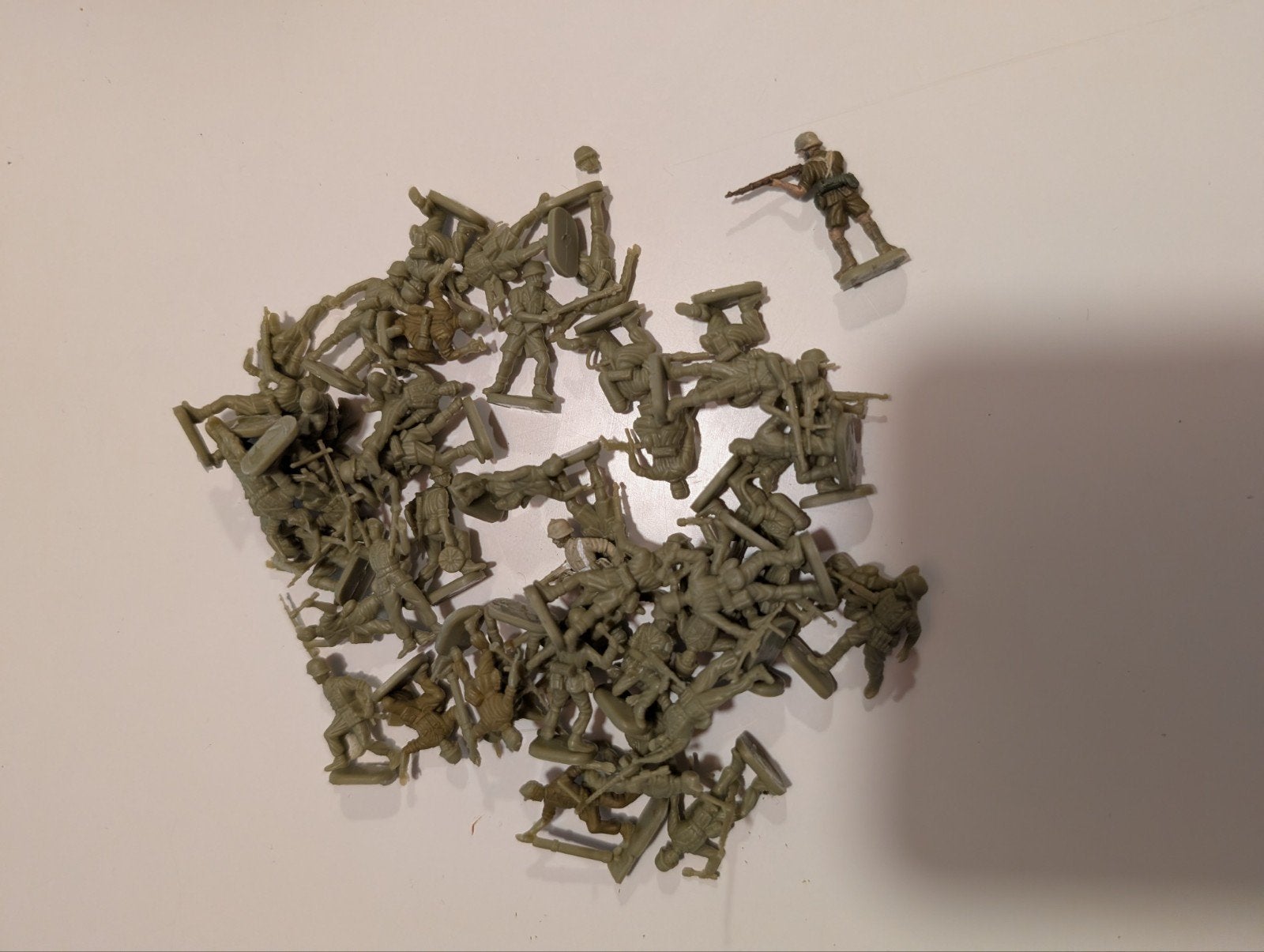 Esci 1:72 wo2 afrika korps, Verzenden, Gebruikt, 1:50 of kleiner, Figuur of Figuren