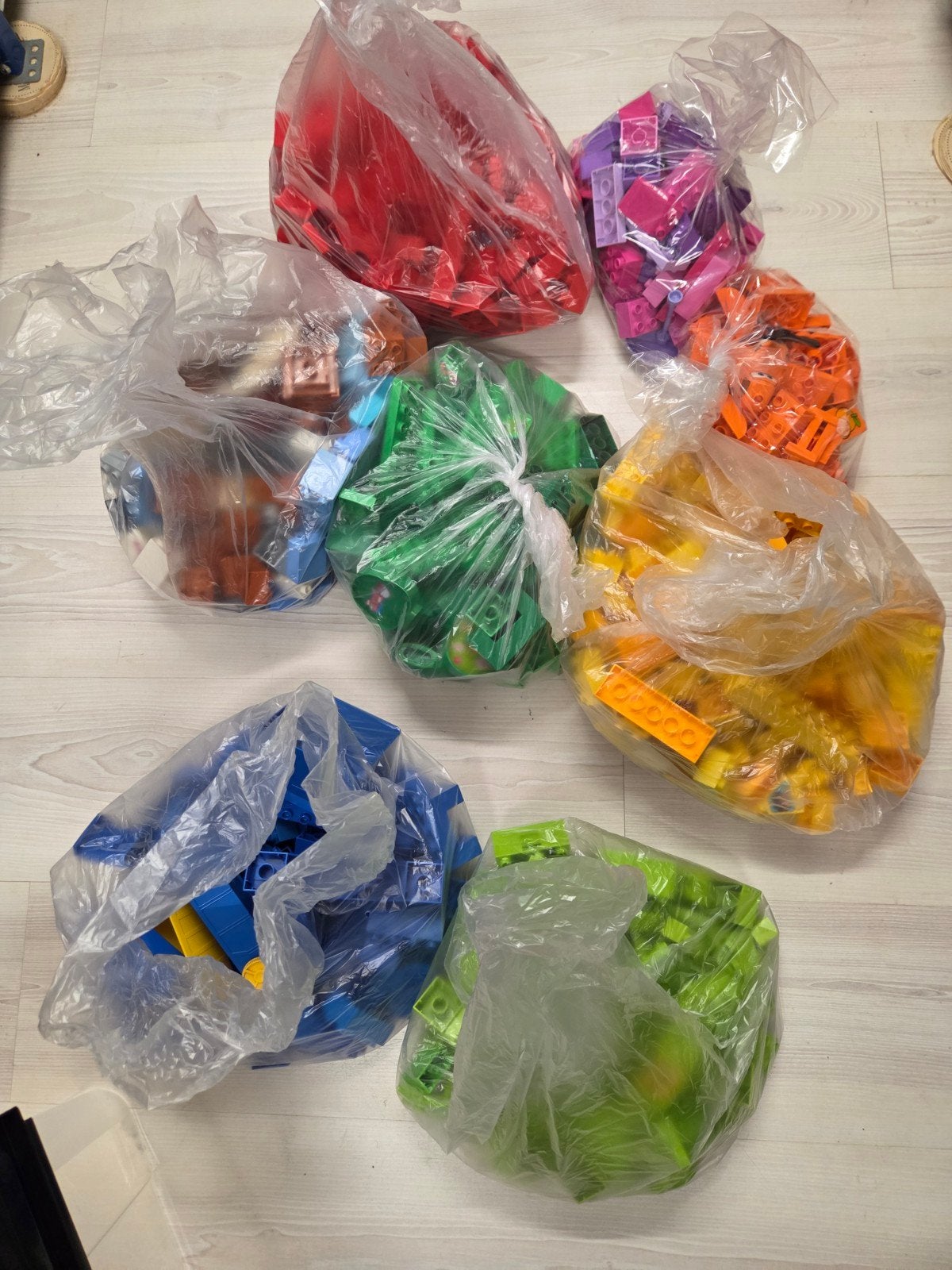 Grote partij diverse Lego Duplo blokken, Gebruikt, Ophalen of Verzenden, Duplo, Losse stenen