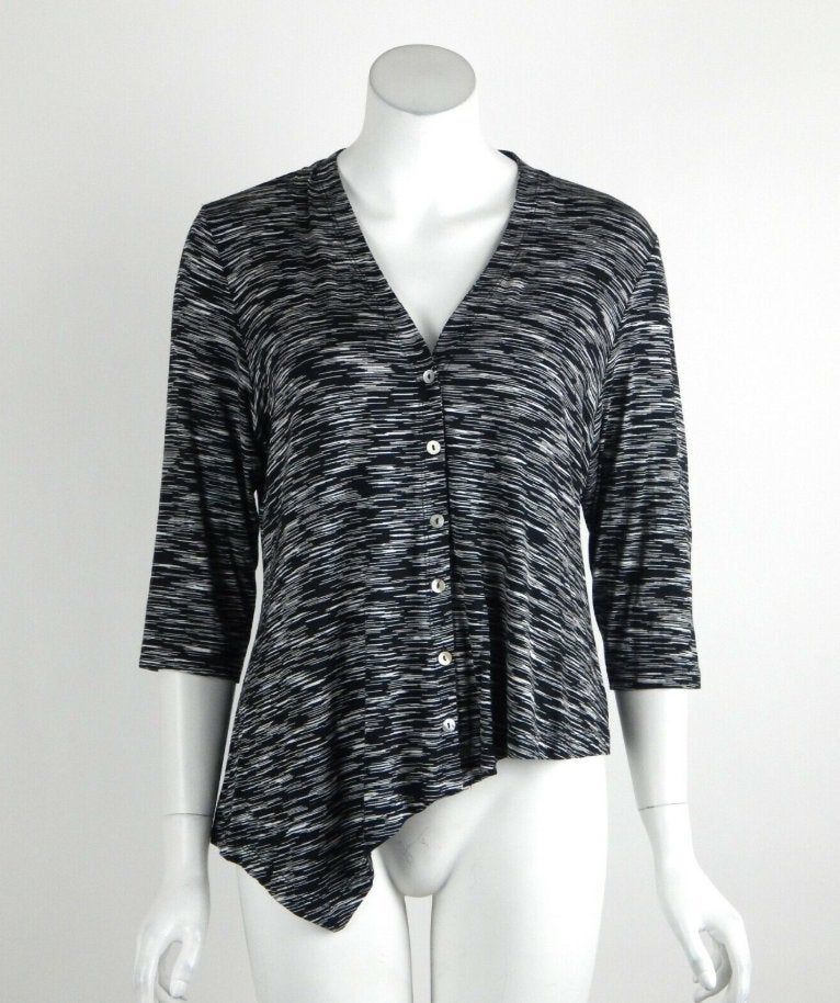 Joseph Ribkoff vlot zwart/wit chique tuniek mt 38 valt 42, Meerkleurig, ., Maat 42/44 (L), Joseph Ribkoff