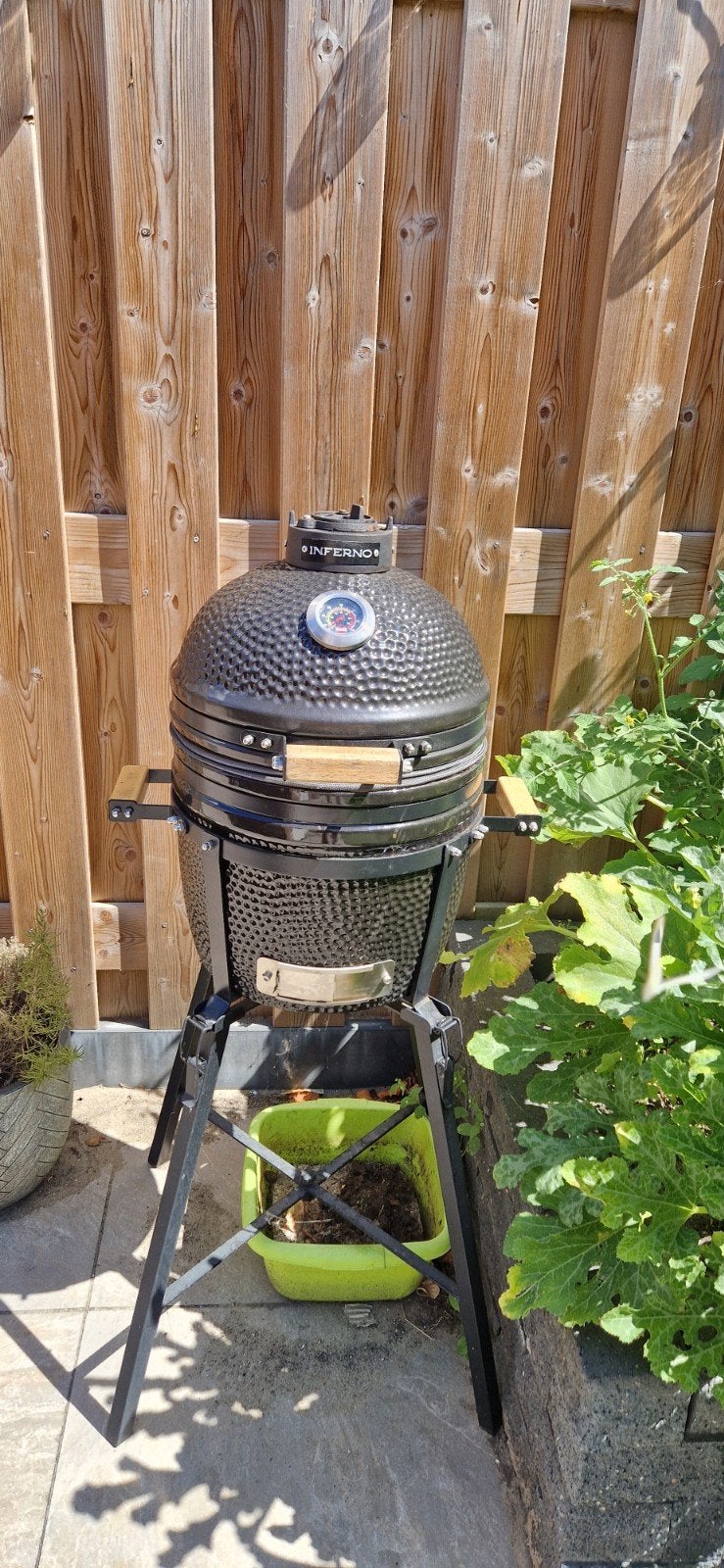 Inferno Kamado BBQ 38 cm - Zo goed als nieuw, Tuin en Terras, Barbecue-accessoires, Ophalen, Zo goed als nieuw, Inferno