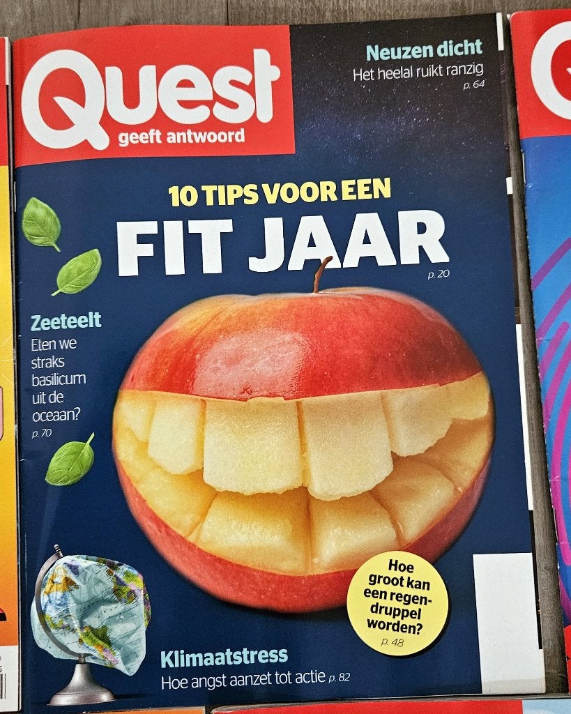 5 x Quest tijdschriften ZGAN, Boeken, Ophalen of Verzenden, Zo goed als nieuw, Overige typen