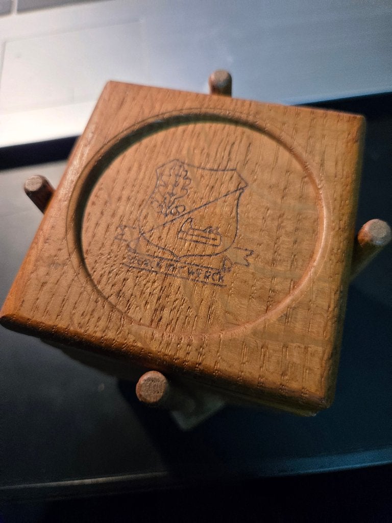 Vintage onderzetters Meubelfabriek Oisterwijk (12 stuks), Ophalen, Gebruikt