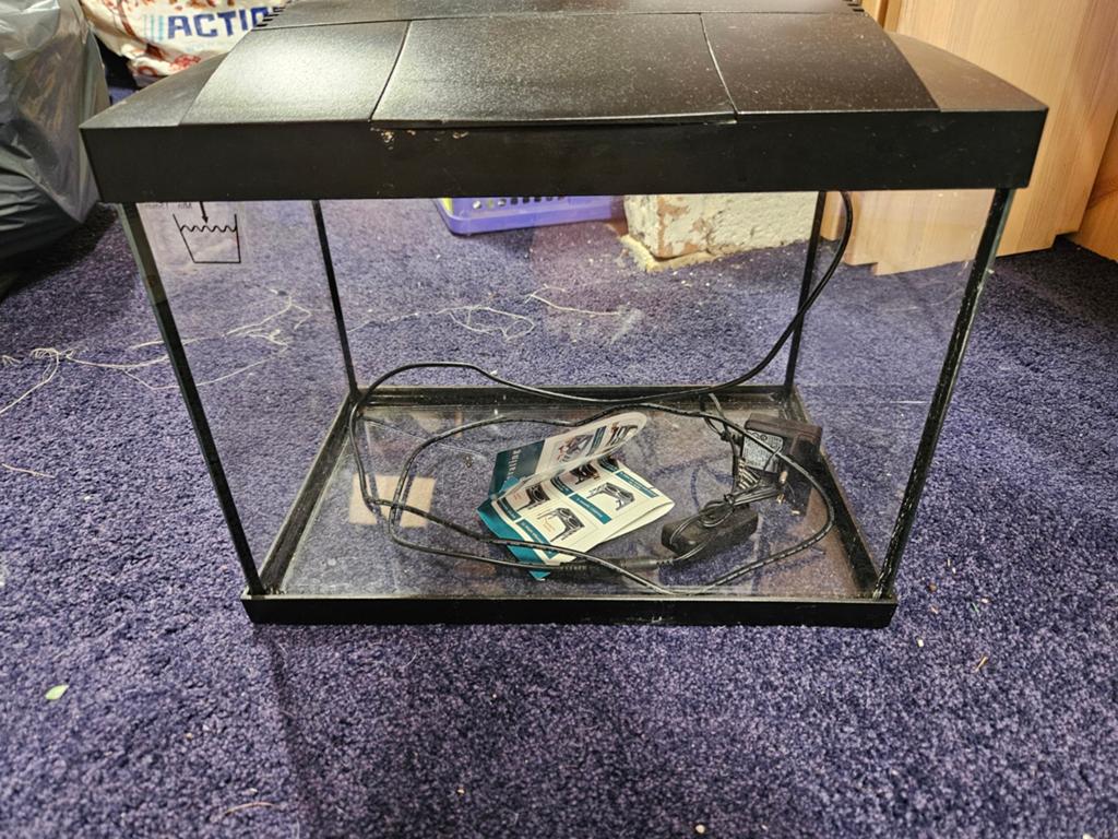 Klein aquarium super fish, Dieren en Toebehoren, Vissen | Aquaria en Toebehoren, Ophalen, Leeg aquarium