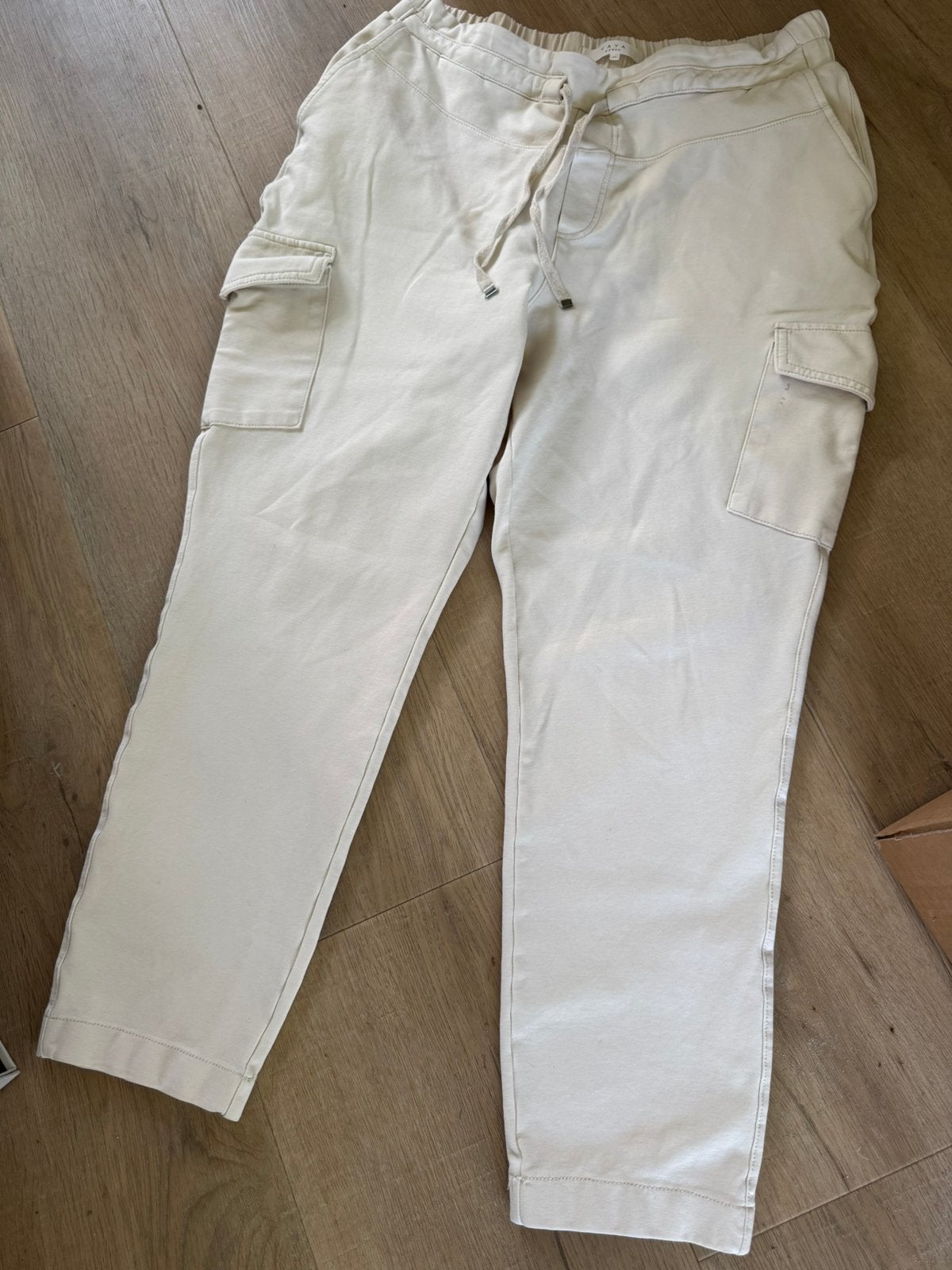 Yaya 44 prachtige broek roomwit, Wit, Maat 42/44 (L), Ophalen of Verzenden, Zo goed als nieuw