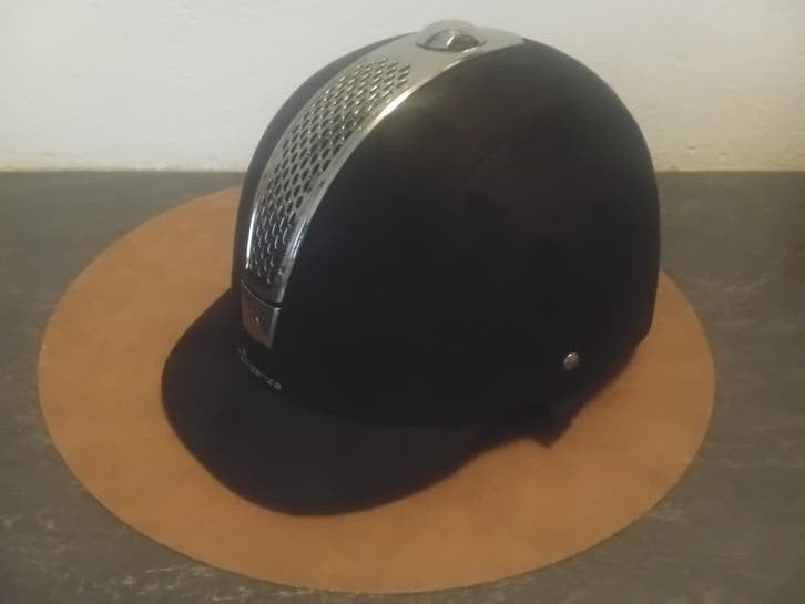 PAARDRIJCAP  FOUGANZA  MAAT 54  S  Ruiterhelm  Super mooi, Dieren en Toebehoren, Verzenden, Fouganza, Zo goed als nieuw, Rijhelm/cap