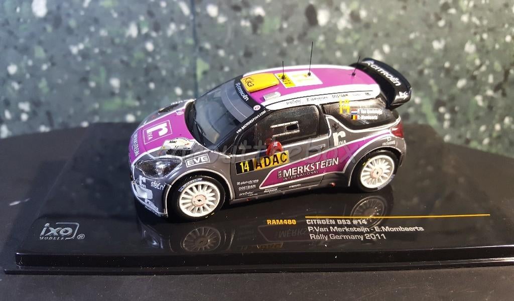 Citroen DS3 #14 Van MERKSTEIJN 1:43 Ixo V013, Verzenden, Nieuw, Auto, Overige merken