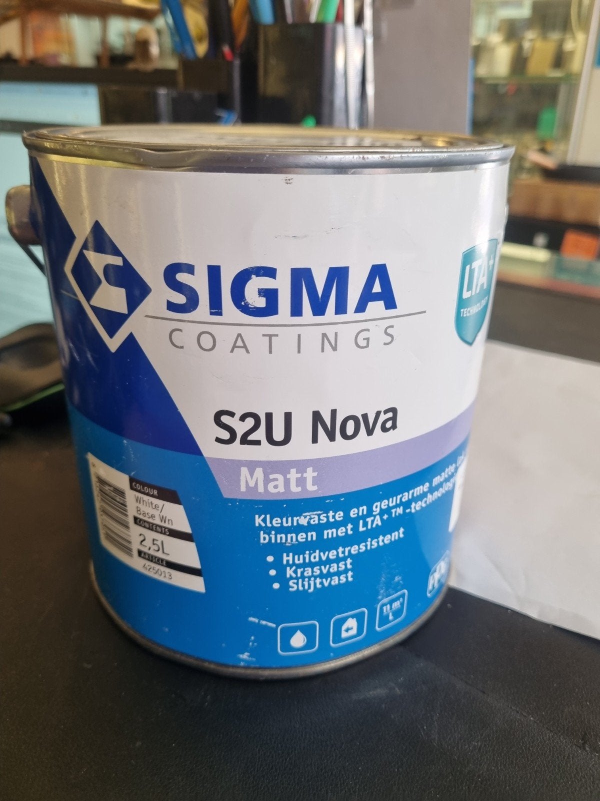 Sigma S2U Nova Matt RAL 7045 Telegrijs 1 - 2.5L, Ophalen of Verzenden