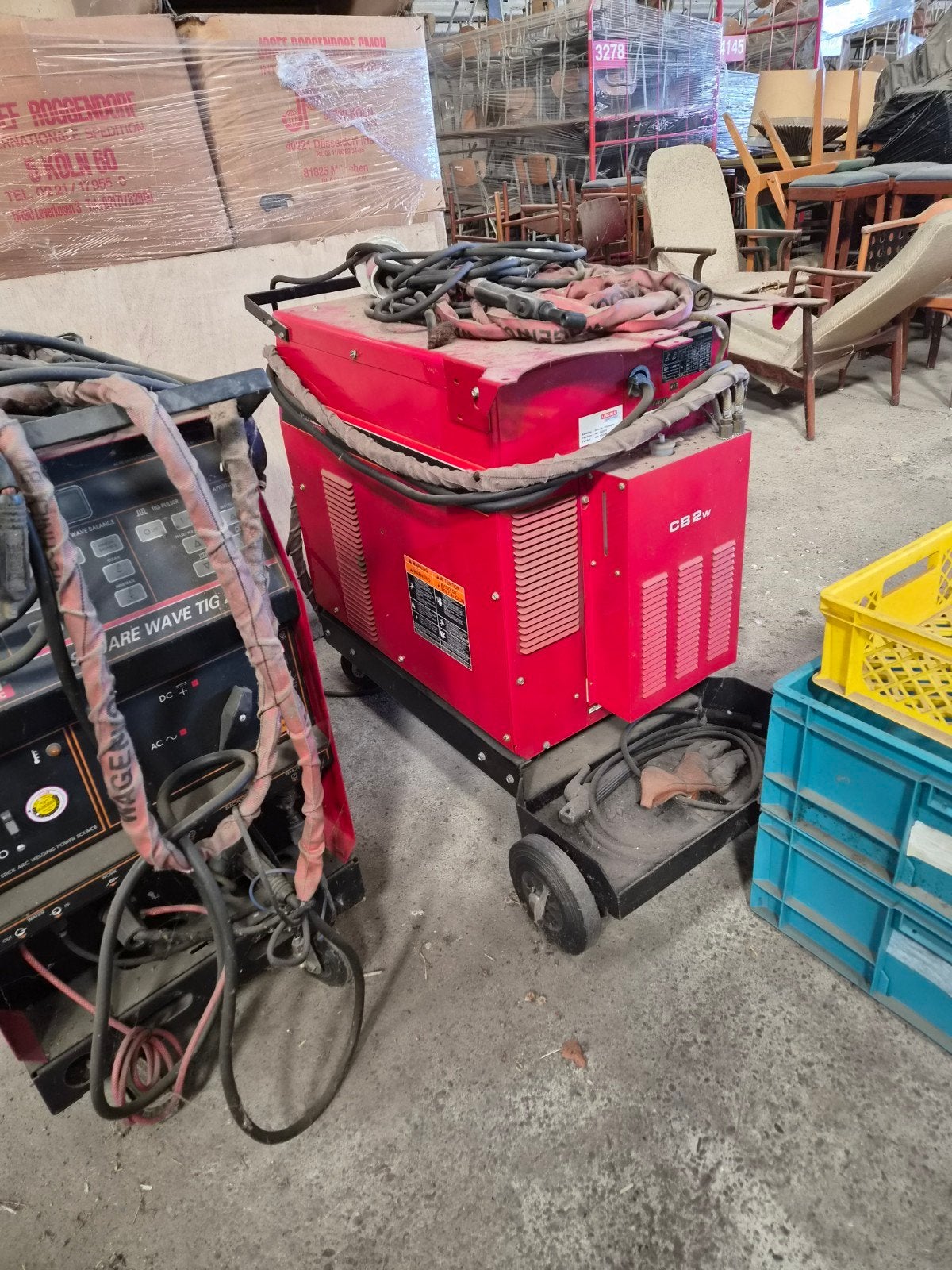 mig / tig laskarren 2 x, Ophalen, Gebruikt, 150 tot 250 ampère, Nvt