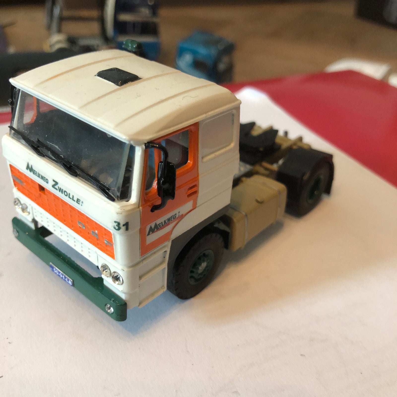 DAF 2800 TREKKER met SLAAPCABINE PRACHT EXEMPLAAR NU van 65, Ophalen of Verzenden, Zo goed als nieuw, Bus of Vrachtwagen, Lion Toys