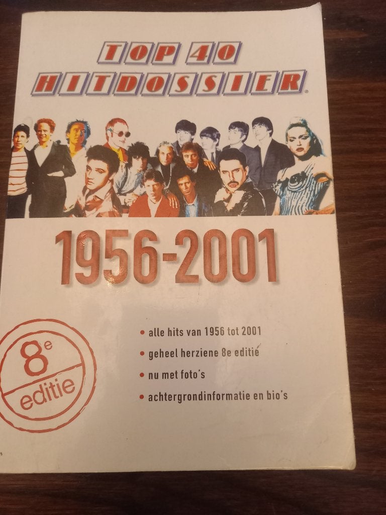 Boek top 40 hitdossier 1956-2001, Gelezen, Artiest, Ophalen of Verzenden, Johan van Slooten
