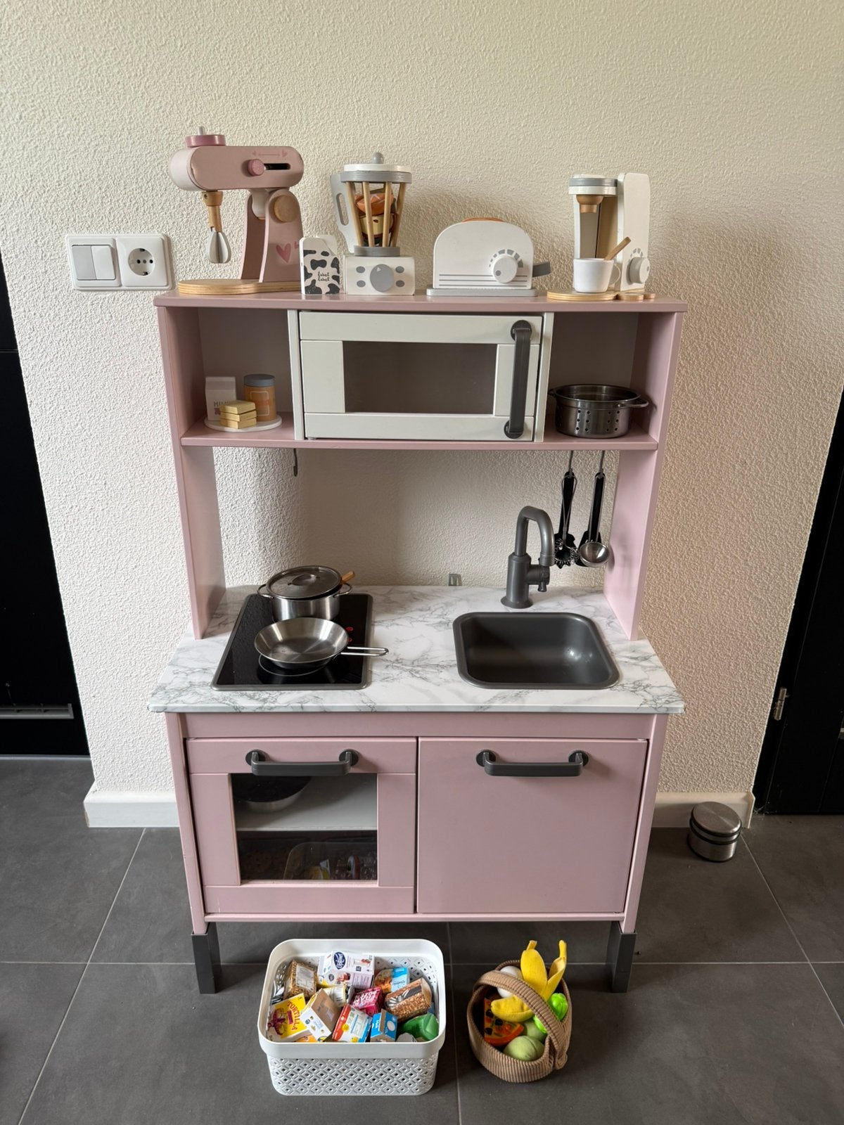 Speelkeuken ikea met veel accessoires, Ophalen, Gebruikt, Hout, Speelkeuken