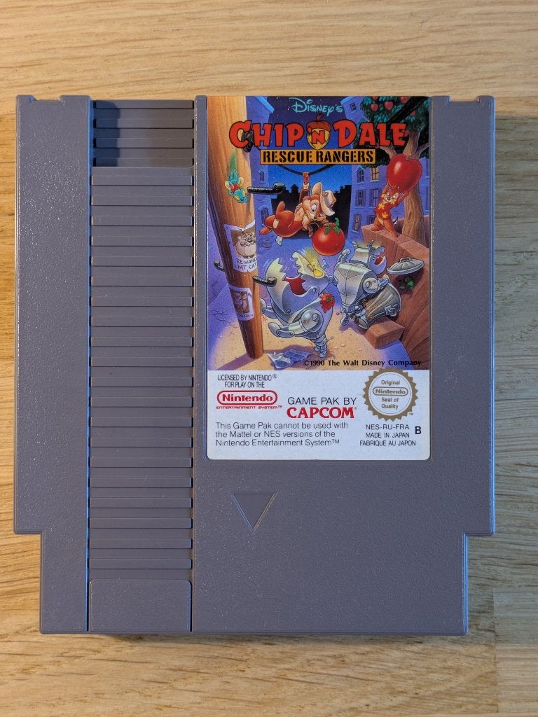 Rescue Rangers NES, Gebruikt, Verzenden, 1 speler, Vanaf 3 jaar