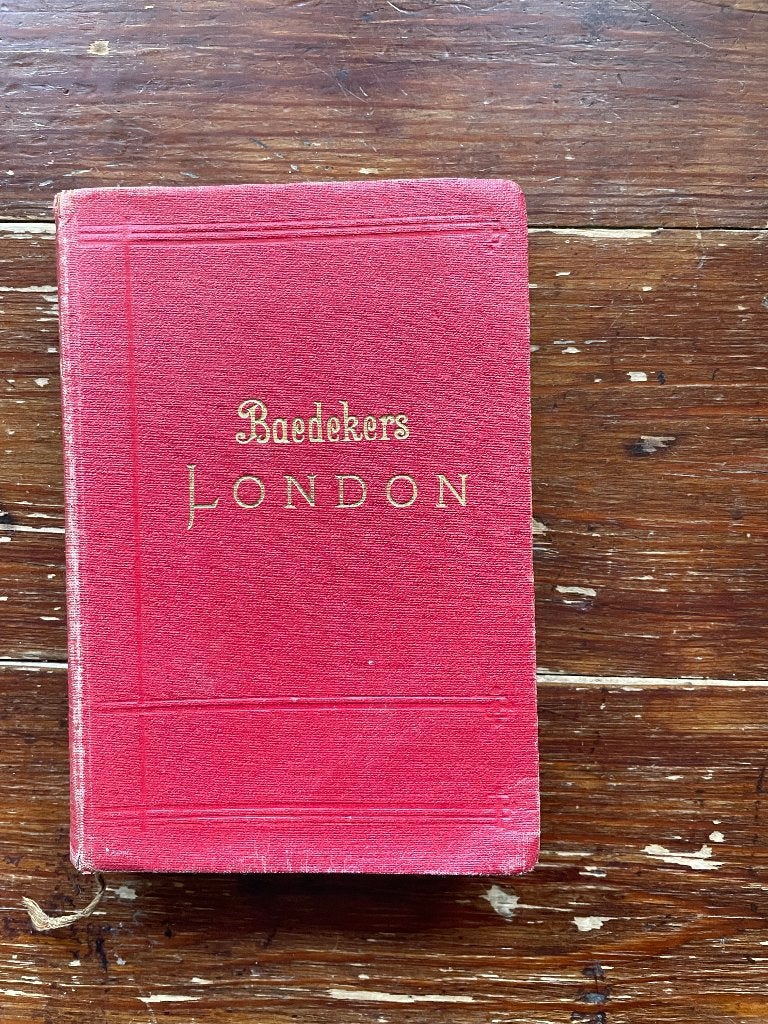 Karl Baedeker London und Umgebung 1912 siebzehnte auflage, Europa, Ophalen of Verzenden, Reisgids of -boek, Karl Baedeker