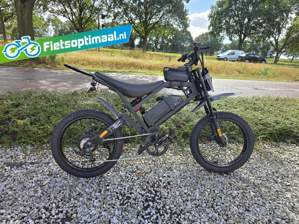 QM V20 Cross Skinnybike – Zwart – Full Option Ebike Fatbike