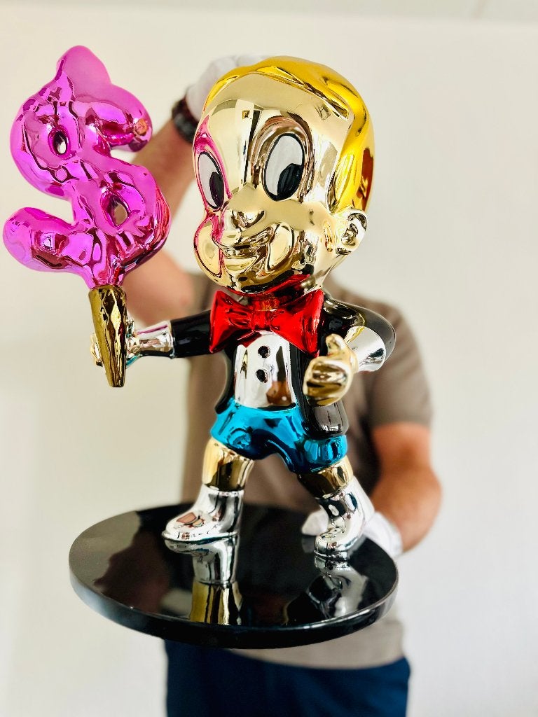 richie rich sculpture figure popart pop-art art design moder, Antiek en Kunst, Kunst | Beelden en Houtsnijwerken, Ophalen of Verzenden