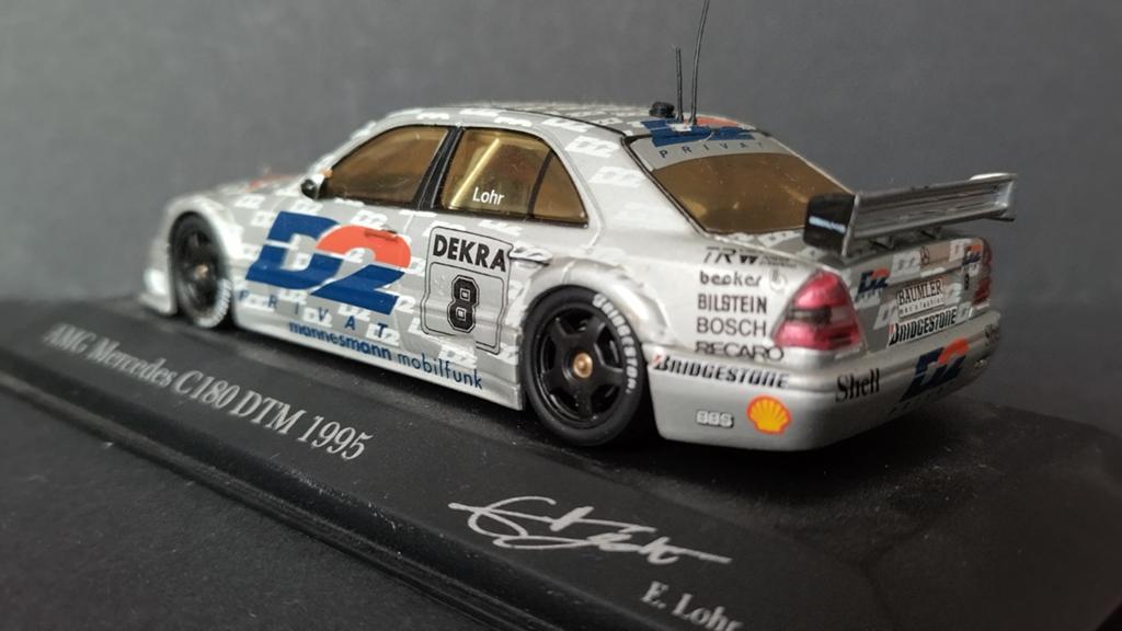 Mercedes Benz C Klasse DTM D2 Lohr 1:43 Minichamps Pol, Auto, Verzenden, ., Zo goed als nieuw