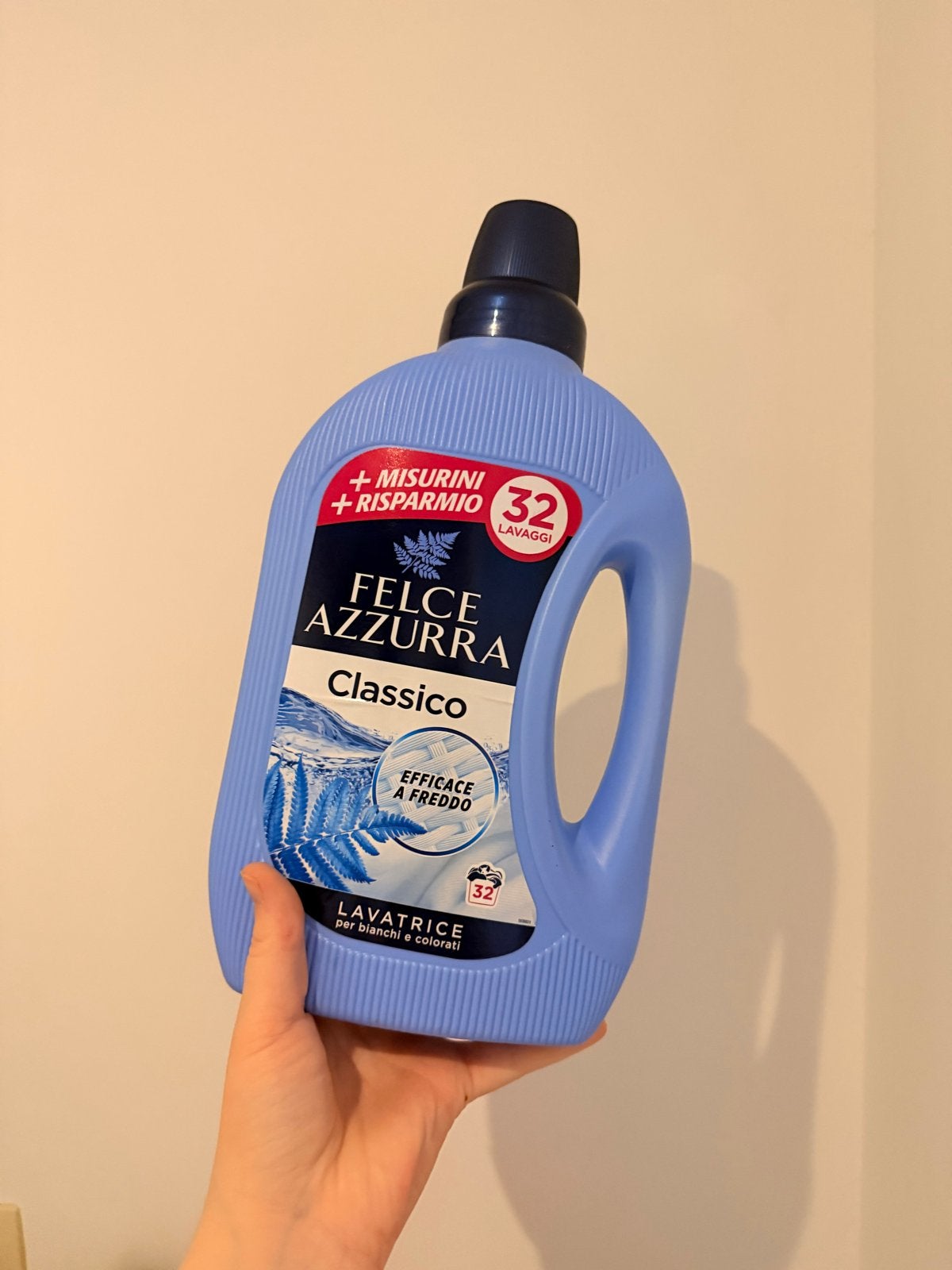 Felce Azzurra Classico Vloeibaar Wasmiddel 1.595L (32 wasbeu, Verzenden, Nieuw