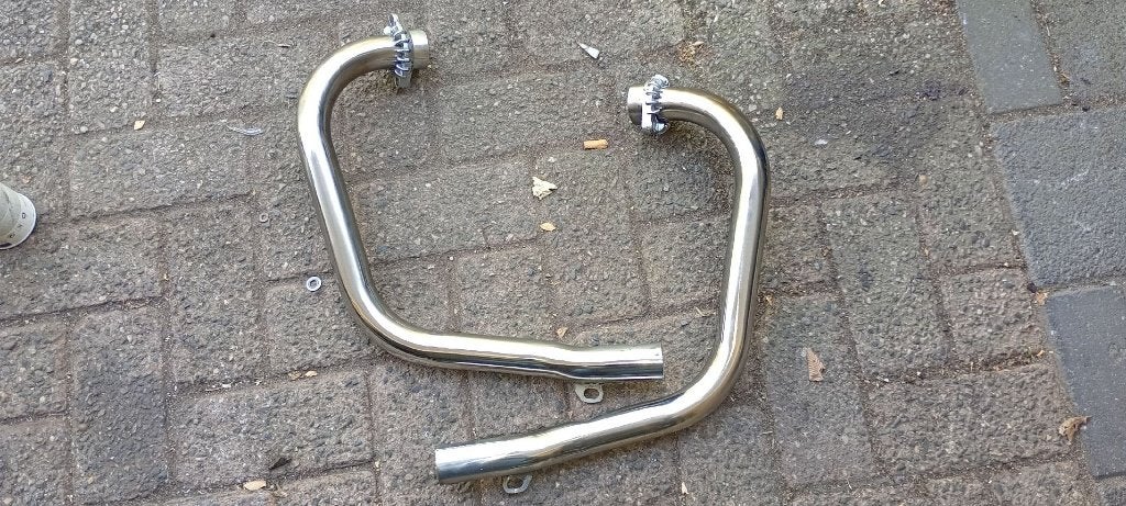 RVS uitlaatbochten XS650, Ophalen of Verzenden, Nieuw