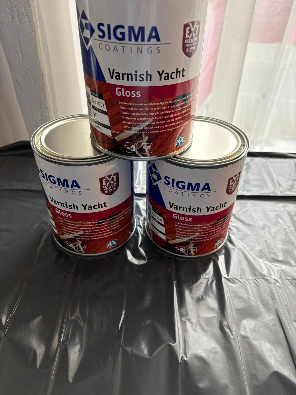 Sigma Varnish Yacht 3 liter, Overige kleuren, Nieuw, Ophalen of Verzenden, Lak
