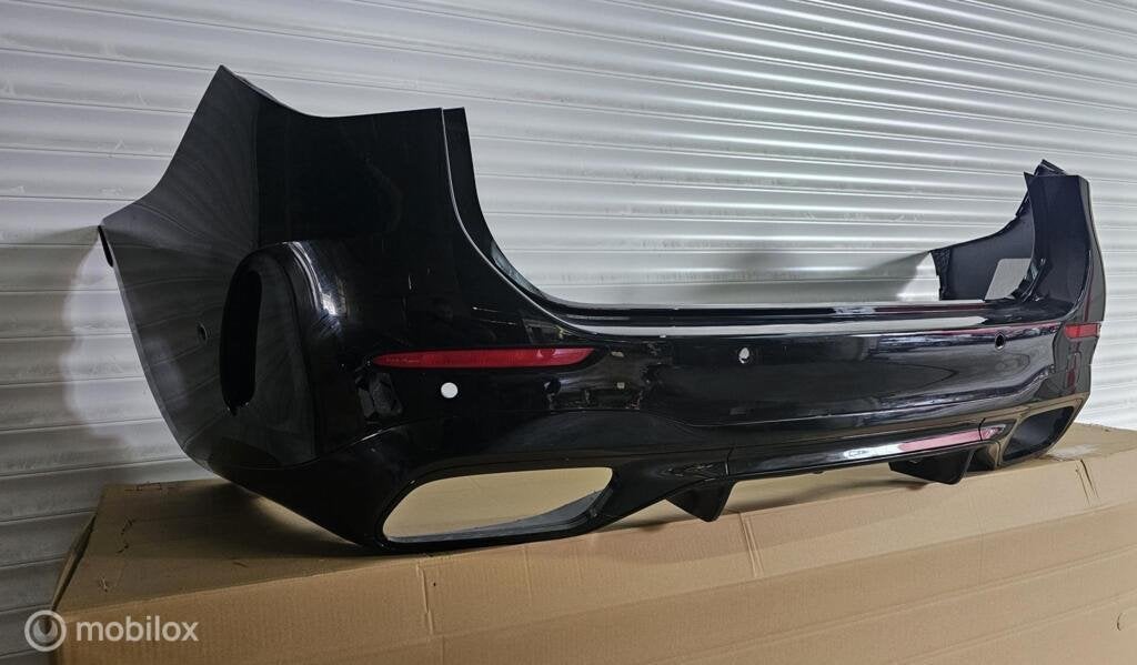 Mercedes C63 amg bumper achter W206 S206 diffuser station, Gebruikt, Ophalen of Verzenden, Achter, Bumper