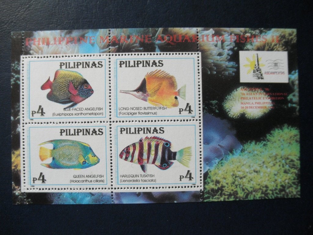Postzegels Vissen Filipijnen 1996 - cw. 6,00 postfris., Ophalen of Verzenden, Postfris, Dier of Natuur