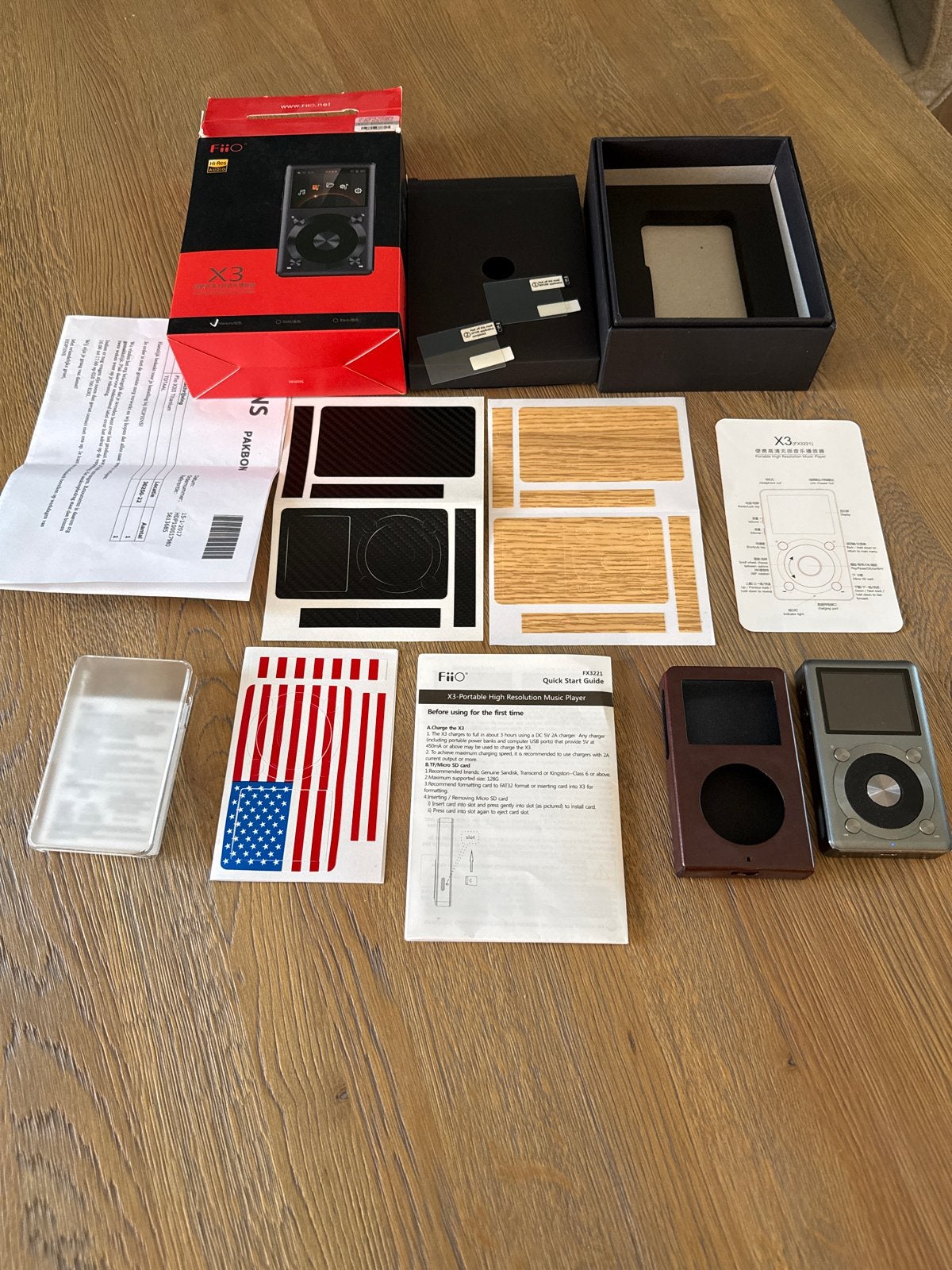 FiiO X3 II (X3 2nd gen) Hi-Res Audio Speler met accessoires, Audio, Tv en Foto, Ophalen of Verzenden, Gebruikt, Overige merken