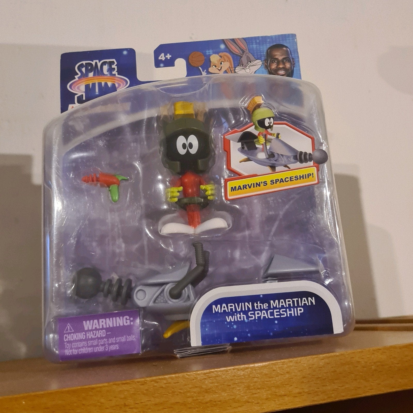 Marvin the Martian met Spaceship - Space Jam 2 figuur, Kinderen en Baby's, Ophalen of Verzenden, Nieuw