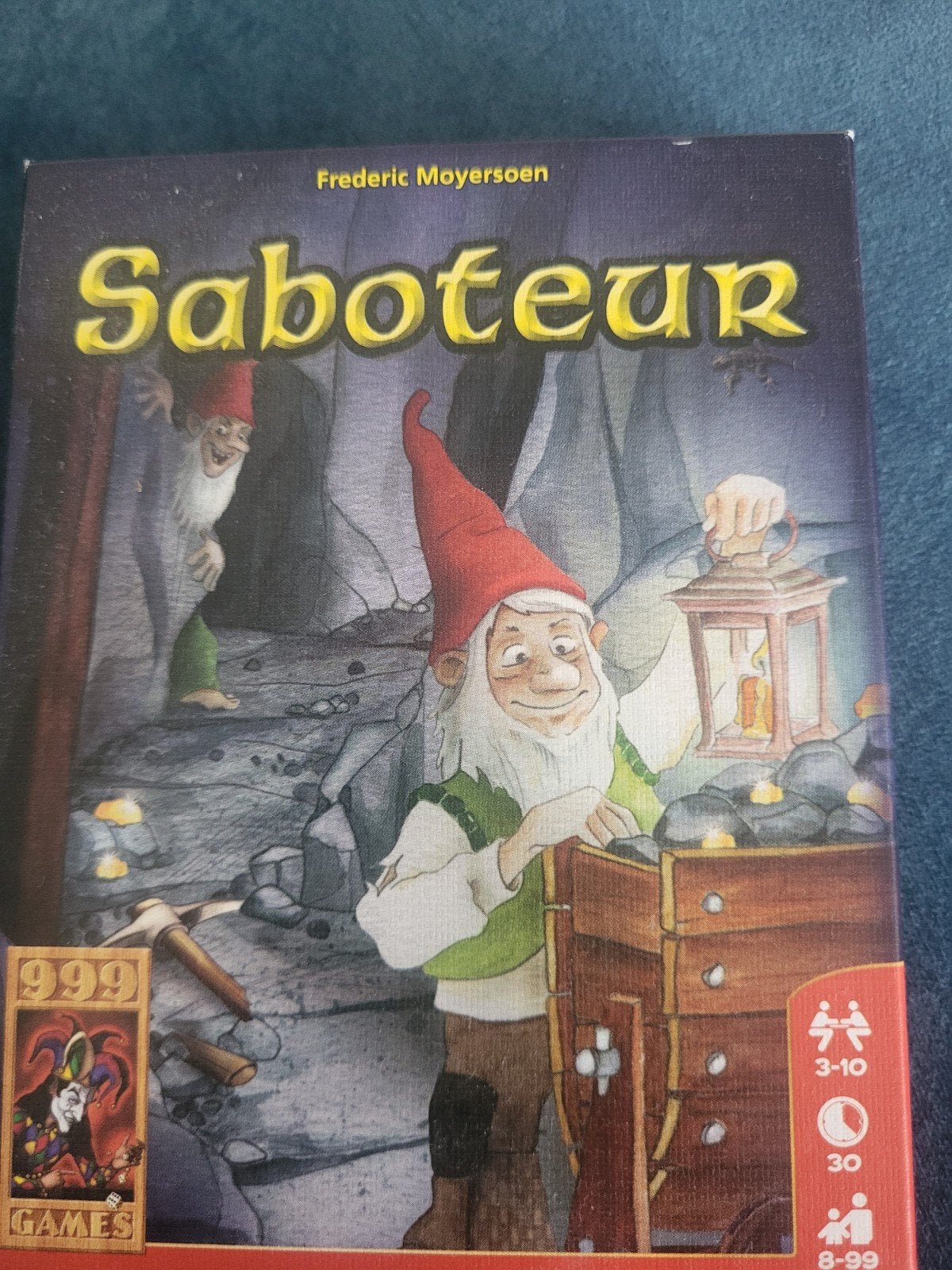 Saboteur bordspel - Strategisch kaartspel voor 3-10 spelers, Drie of vier spelers, Ophalen of Verzenden, Gebruikt, 999 Games