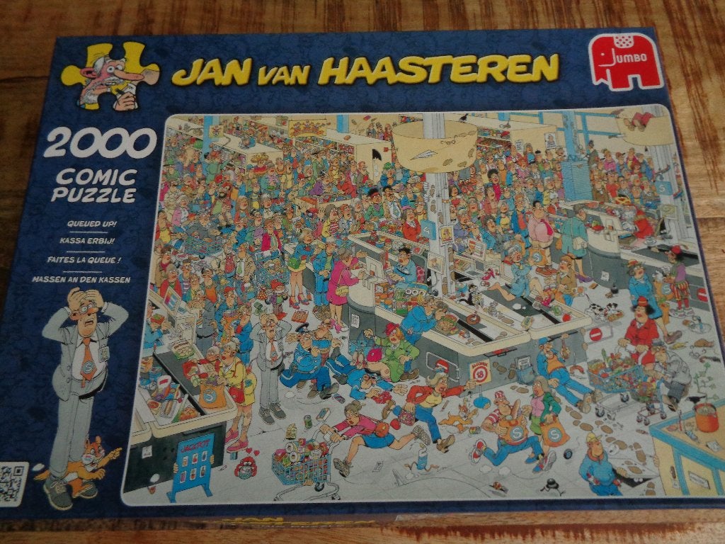 jan van haasteren 2000 en 1000, Hobby en Vrije tijd, Denksport en Puzzels, Ophalen of Verzenden, Meer dan 1500 stukjes, Zo goed als nieuw