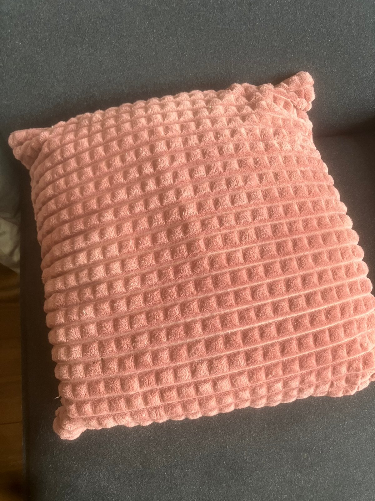 Roze kussen, Ophalen of Verzenden, Zo goed als nieuw, Roze, Vierkant