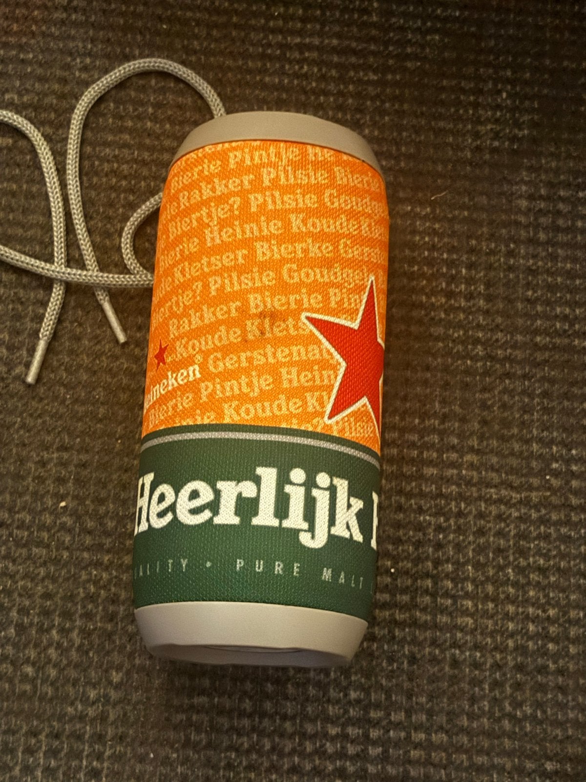 Heineken Draagbare Speaker - Heerlijk Geluid!, Overige merken, Gebruikt, Ophalen of Verzenden, Draagbare speaker
