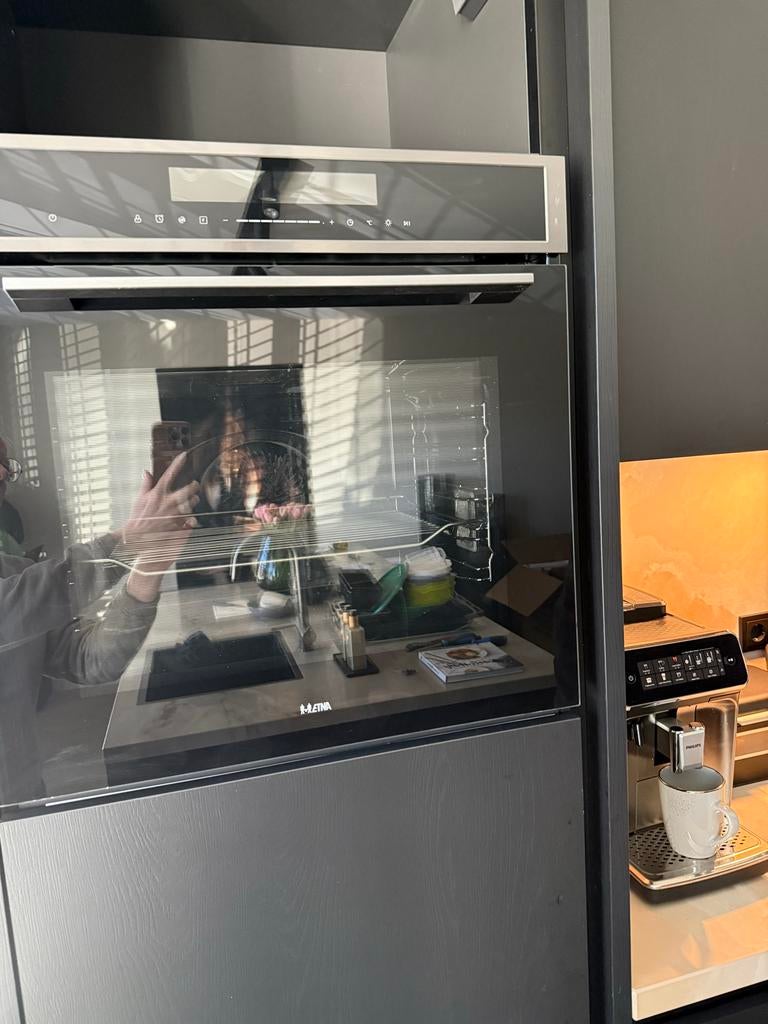 ETNA OM670Ti Inbouw Oven - Onderplaat defect, Ophalen, Hete lucht, 60 cm of meer, Oven met grill