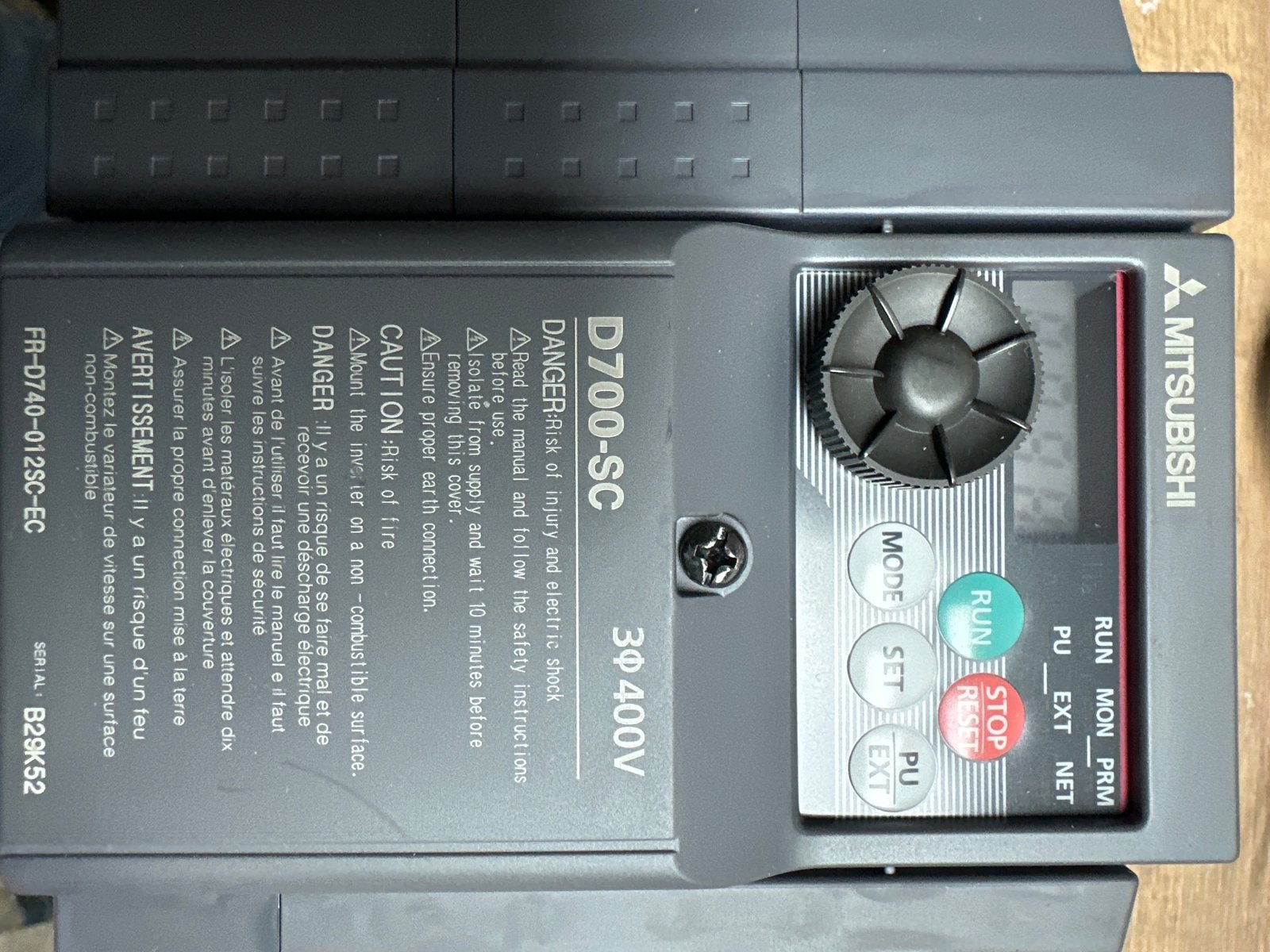 Mitsubishi FR-D740-012SC-EC Frequentieomvormer, Ophalen of Verzenden, Nieuw