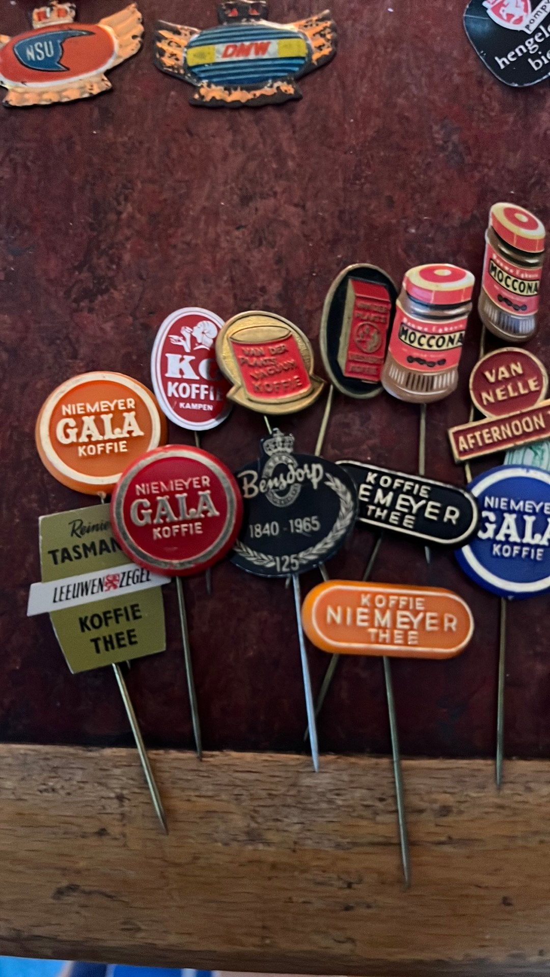 18 speldjes koffie thee chocolade kwatta gala moccona mokage, Ophalen of Verzenden, Zo goed als nieuw, Overige onderwerpen