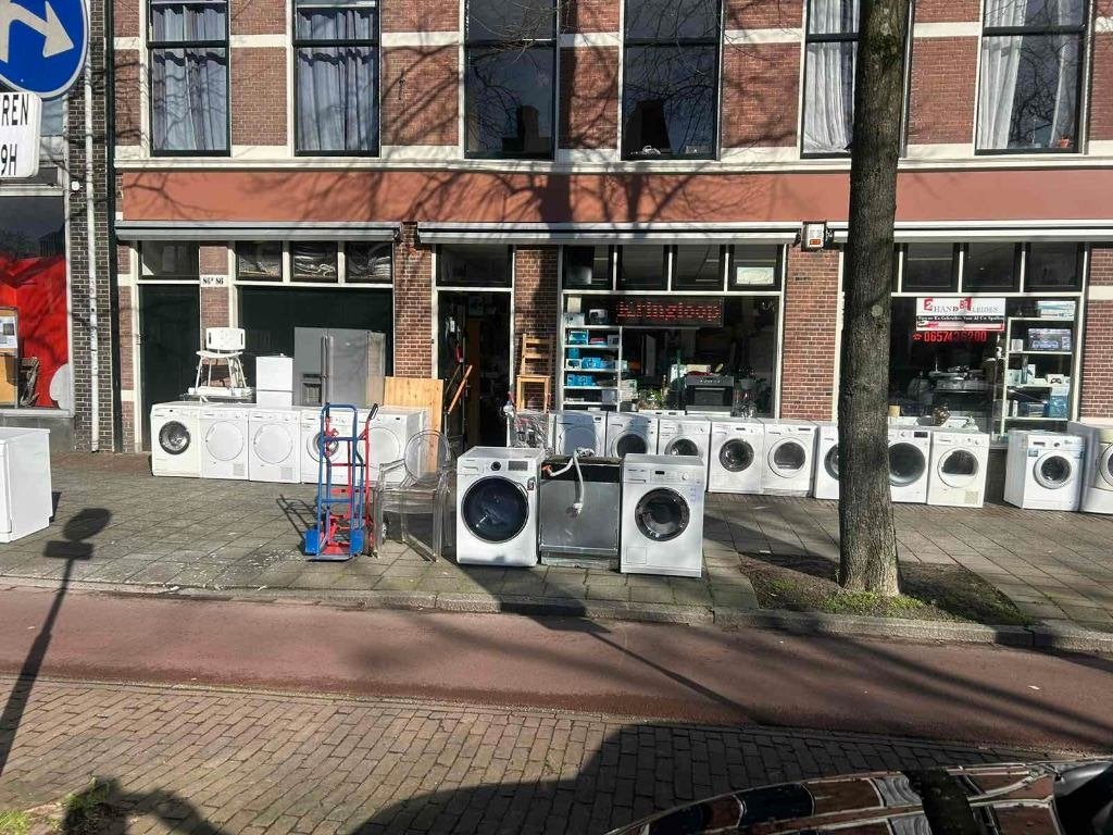 Te koop fornuiz met garantie., Gebruikt, Gas, Vrijstaand, 85 tot 90 cm