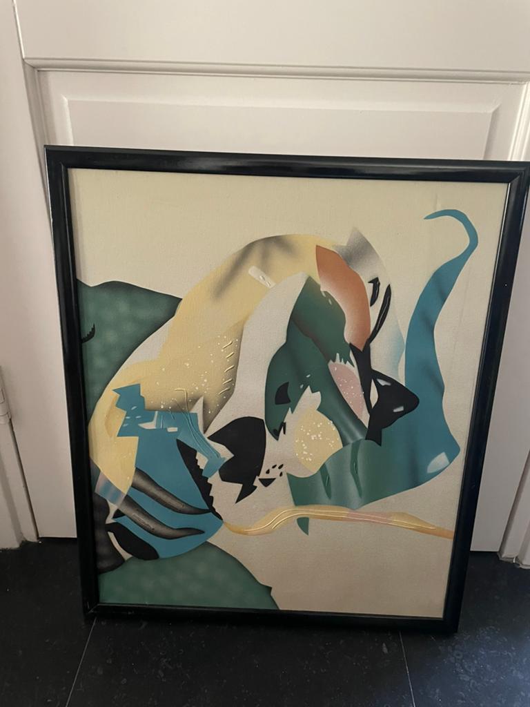 Modern schilderij, Ophalen