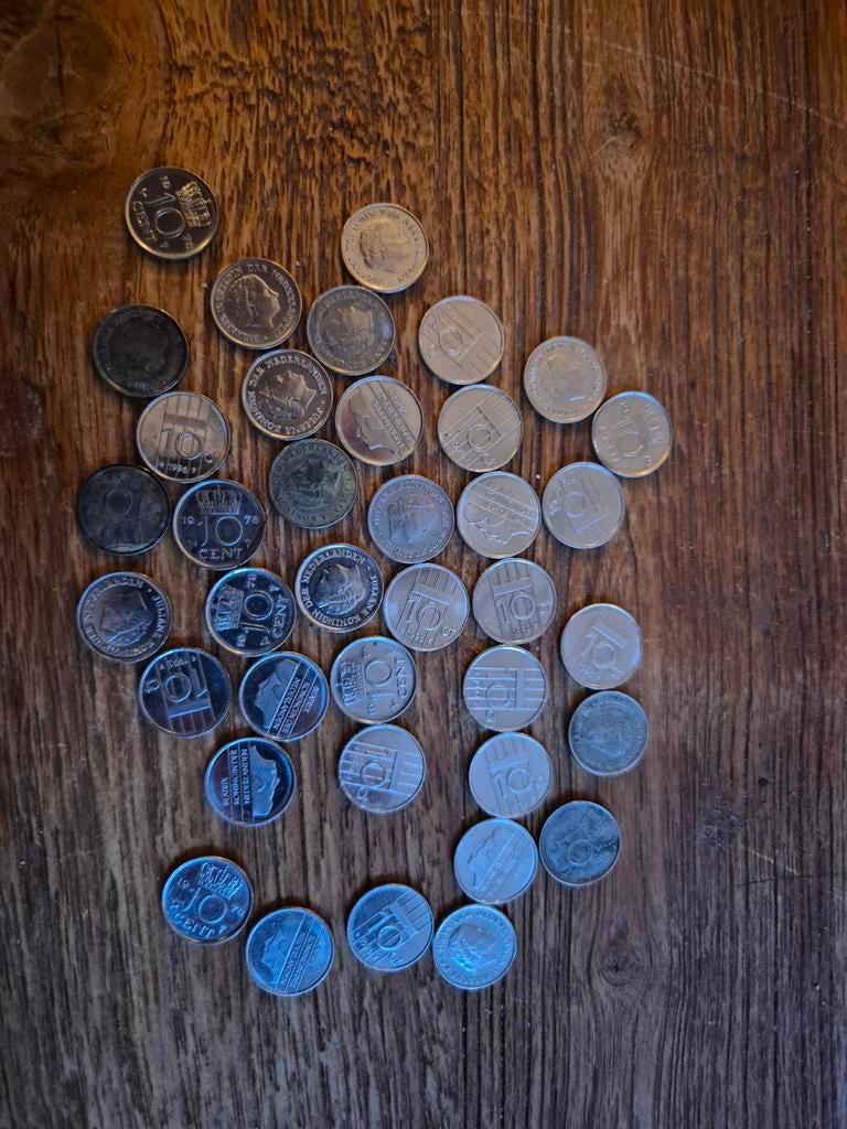 Diverse verzameling van 10 cent munten, Ophalen of Verzenden, Gebruikt, Overige typen, Overige merken