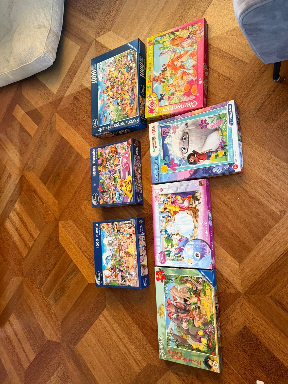 Kinder puzzles, Ophalen of Verzenden, Zo goed als nieuw