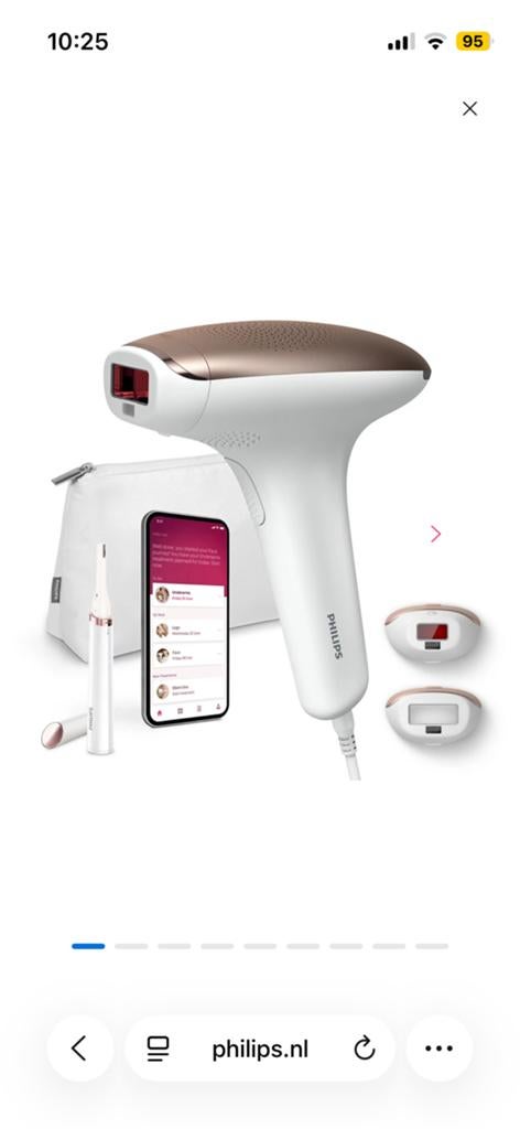 Philips  Lumea IPL 7000 IPL-ontharingsapparaat SC1999/00R1, Ophalen of Verzenden, Refurbished, Scheren en Epileren