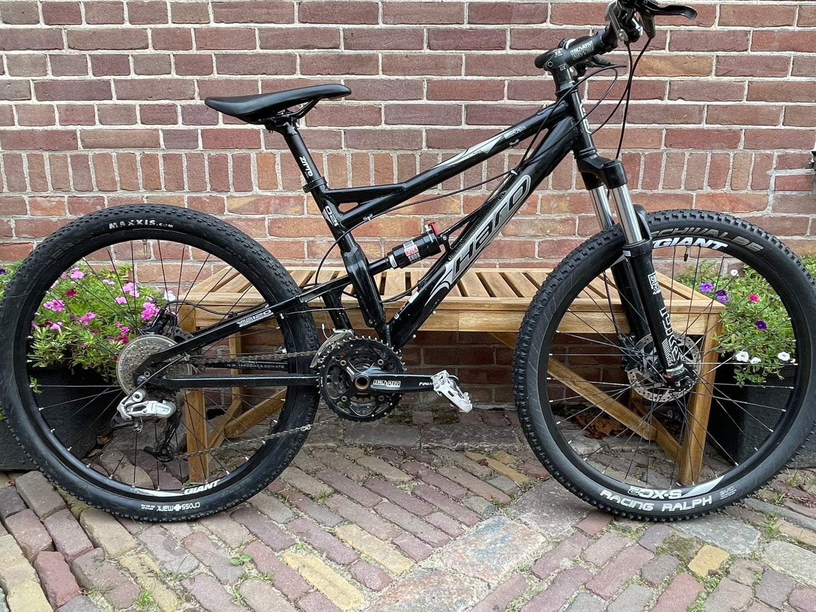 Haro Sonix VL120 - Full suspension mountainbike - Maat M, Gebruikt, Fully, Schijfrem, Ophalen