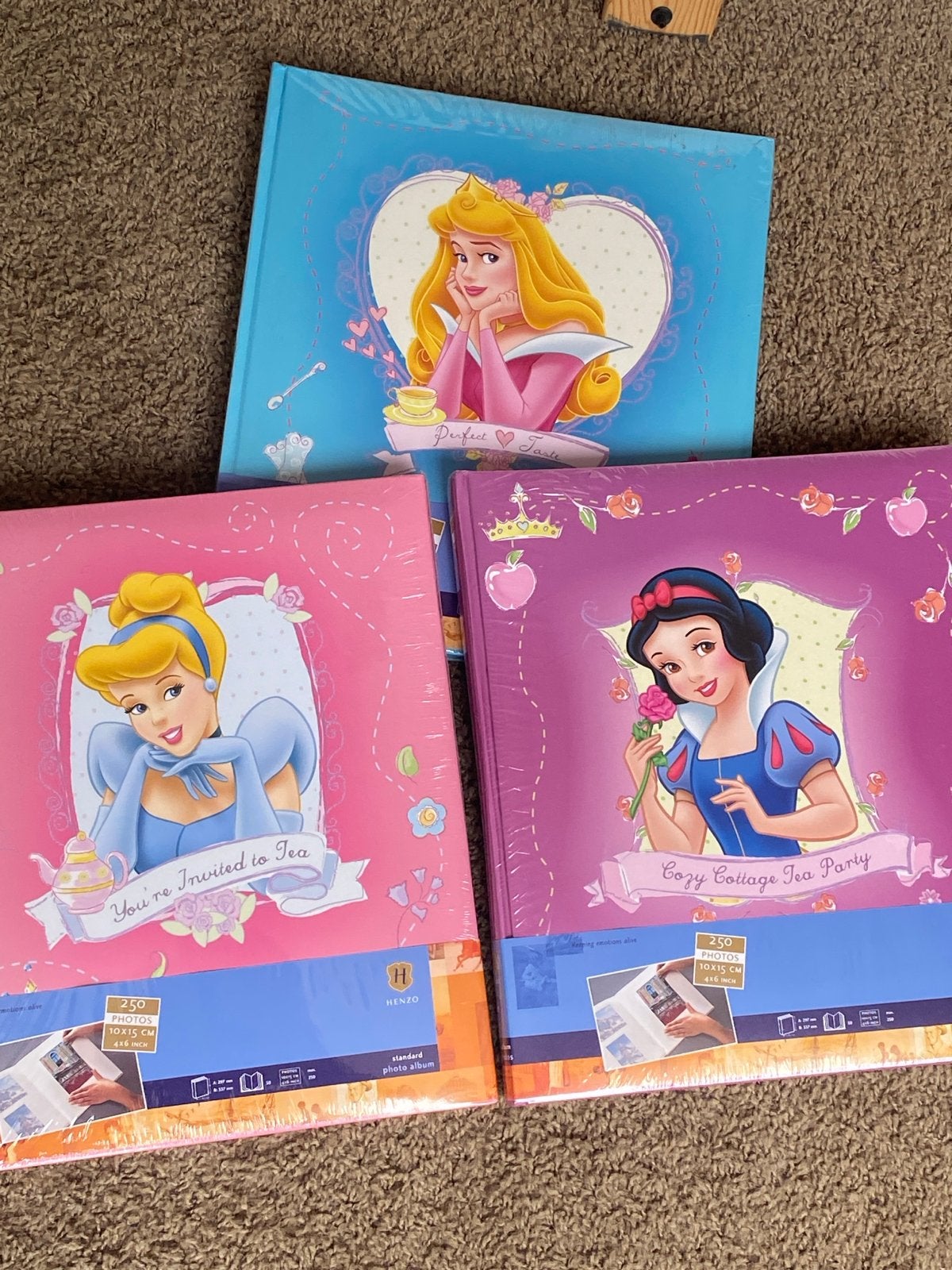 Disney fotoalbums voor 250 foto's - diverse prinsessen, Meerkleurig, Nieuw, Ophalen of Verzenden, Met insteekhoezen