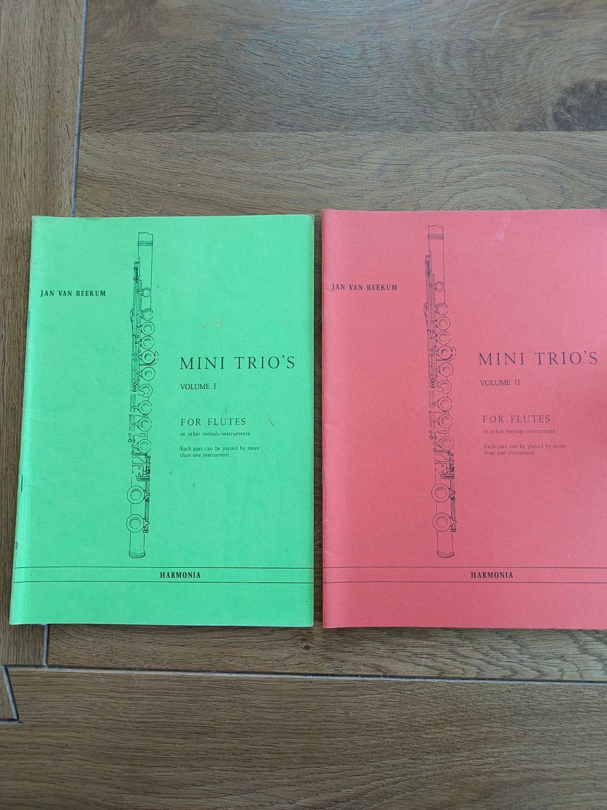 Jan van Beekum - mini trio's voor dwarsfluit., Ophalen of Verzenden, Gebruikt