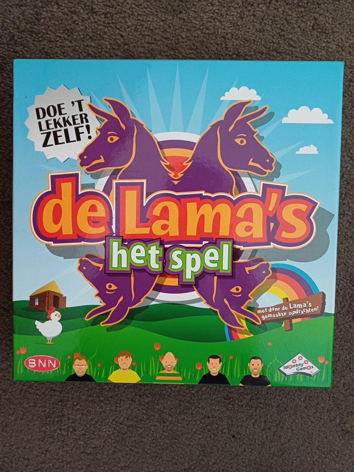 De Lama's Het Spel - Bordspel, Drie of vier spelers, Ophalen of Verzenden, Gebruikt, Identity Games