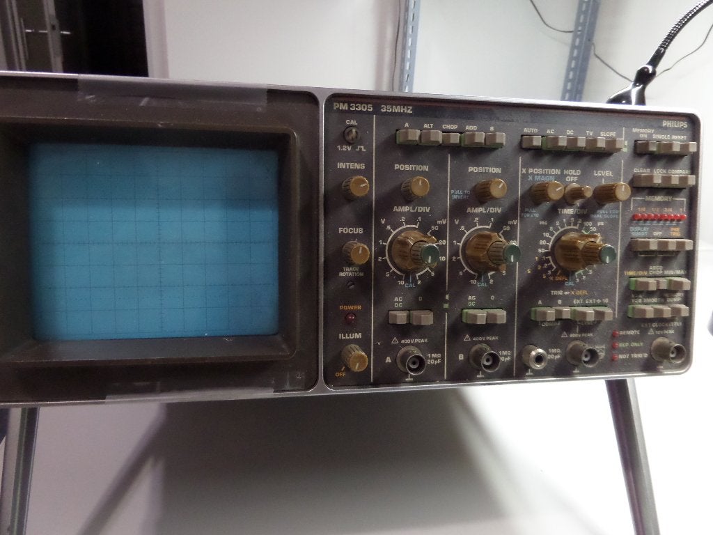 philips osciloscoop PM3305, Ophalen, Gebruikt, Elektriciteit