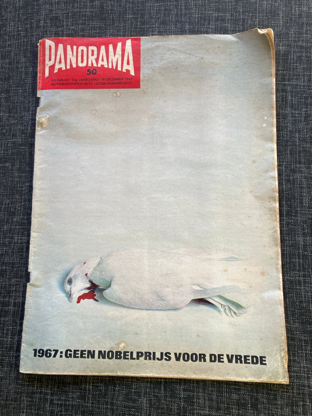 Panorama magazine 1967: Geen Nobelprijs voor de Vrede, Ophalen of Verzenden, Tijdschrift