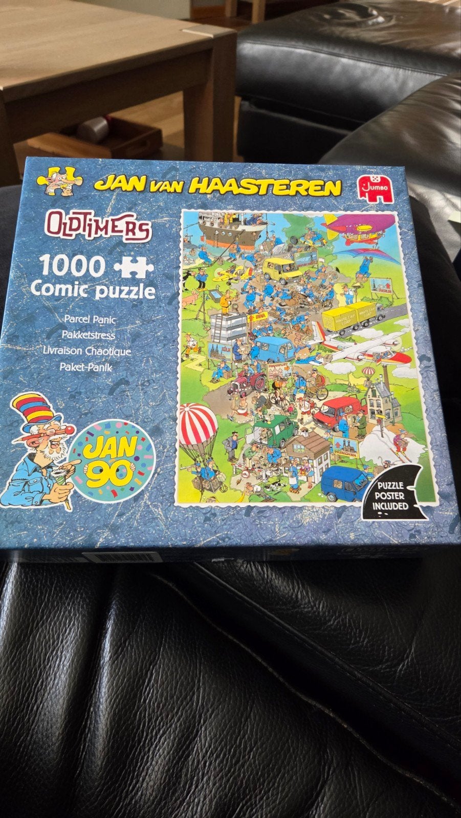 Jan van Haasteren Oldtimers 1000 stukjes legpuzzel, Ophalen, 500 t/m 1500 stukjes, Zo goed als nieuw, Legpuzzel