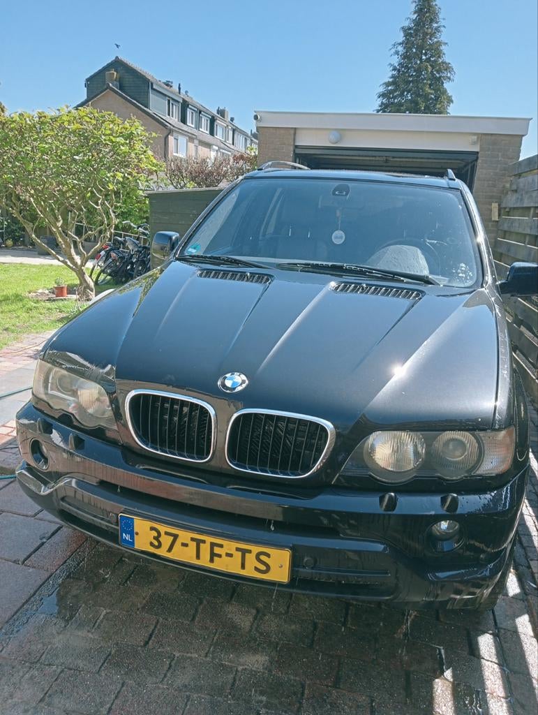 Te koop BMW X5 3.0 diesel kleur zwart, Automaat, Zwart, Leder, Diesel