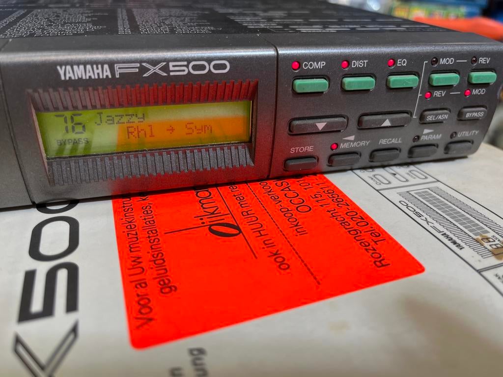 Yamaha FX500 simul-effect processor, Muziek en Instrumenten, Effecten, Gebruikt, Multi-effect, Ophalen of Verzenden